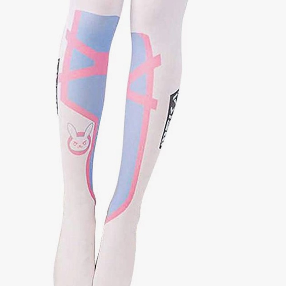Overwatch D.VA thigh high socks